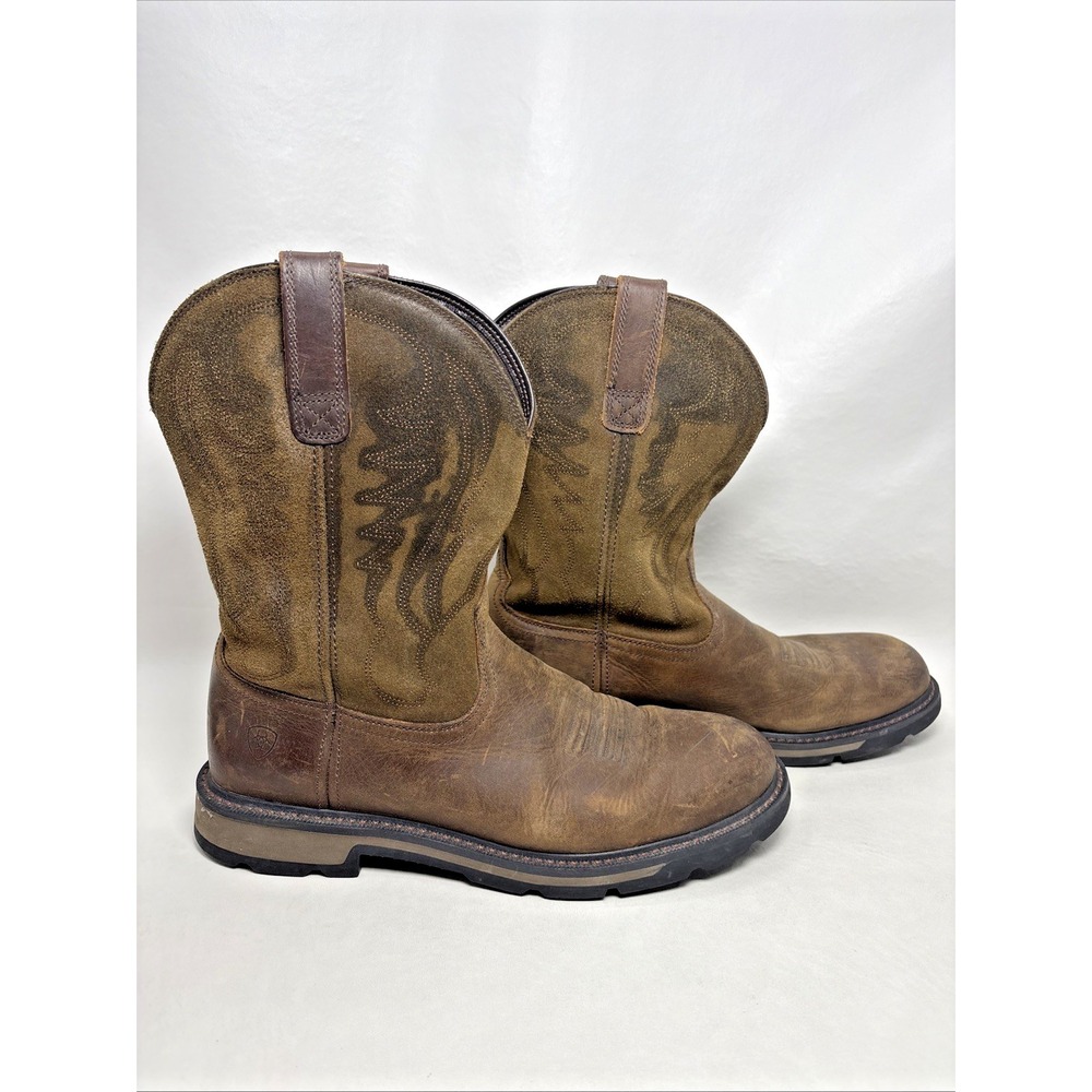 Ariat Work Groundbreaker Soft Toe Boot SR Brown Men 12D Western Work - Picture 2 of 10